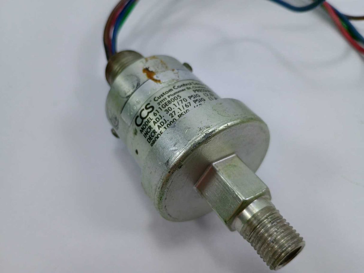 Custom Control Sensors 611GE8005 Pressure Switch