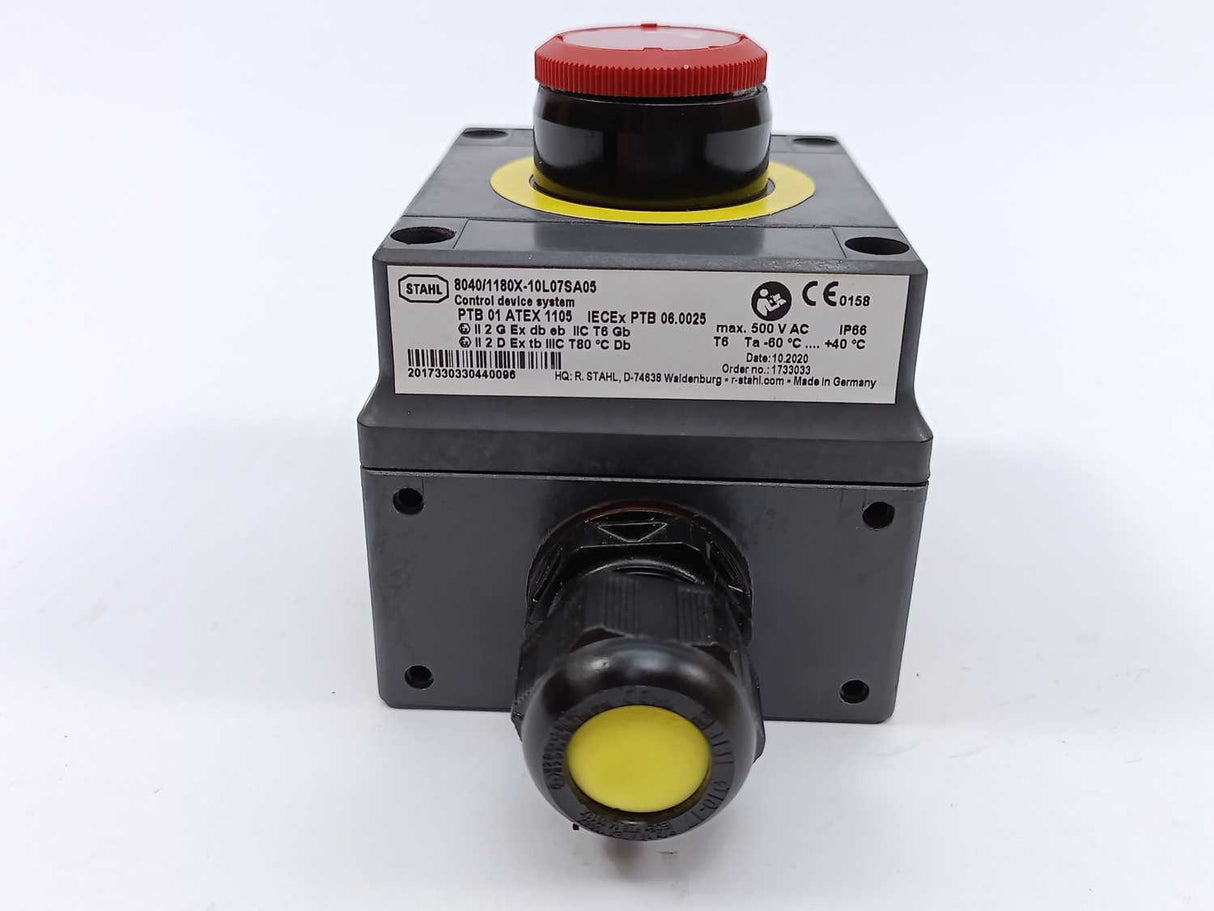 Stahl 8040/1180X-10L07SA05 Pushbutton 130679