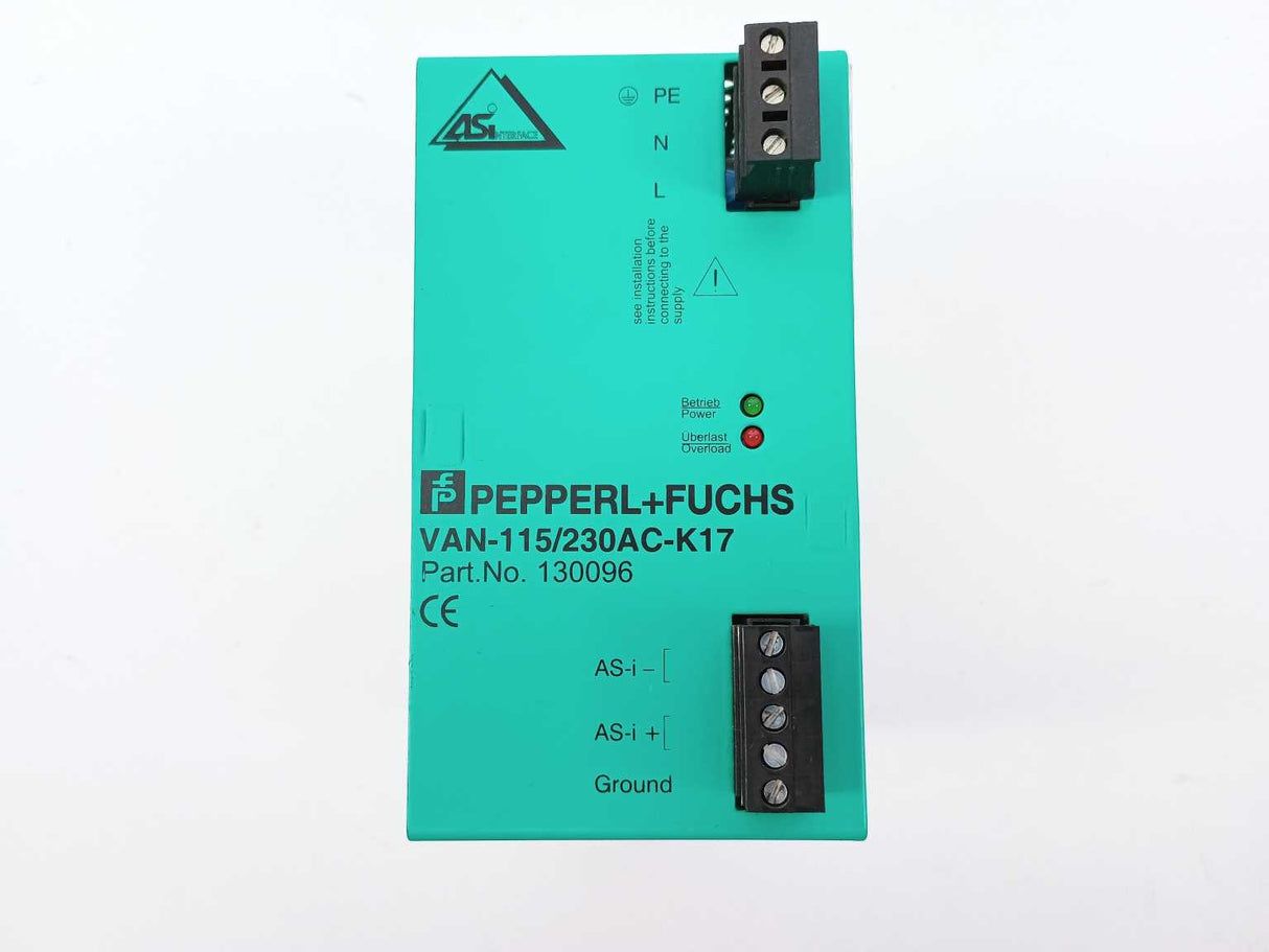 Pepperl+Fuchs 130096 VAN-115/230AC-K17