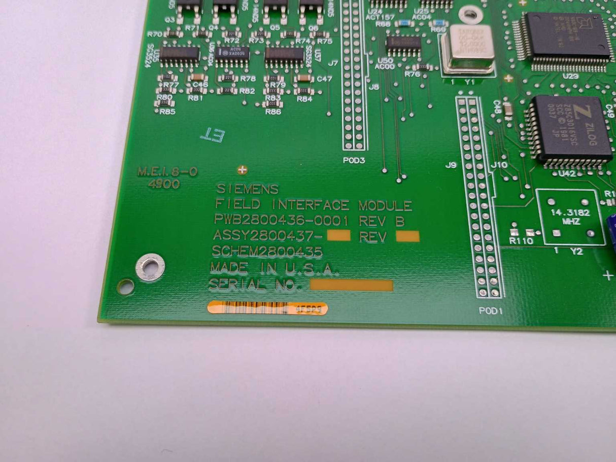 Siemens 505-7202 Field Interface Module