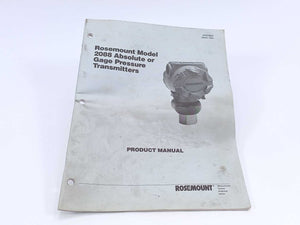 Rosemount 2088 G3A22B3 Pressure Transmitter 0-10bar