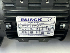 BUSCK MS 80A-4 Standard 3 phase motor