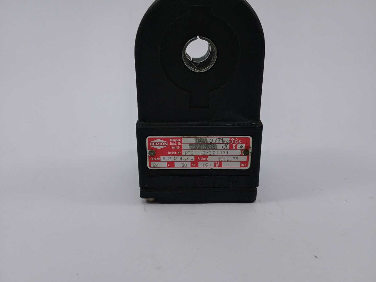 Herion 0771 PTB111B/E21121 24V/50Hz Explosion Proof Solenoid Valve