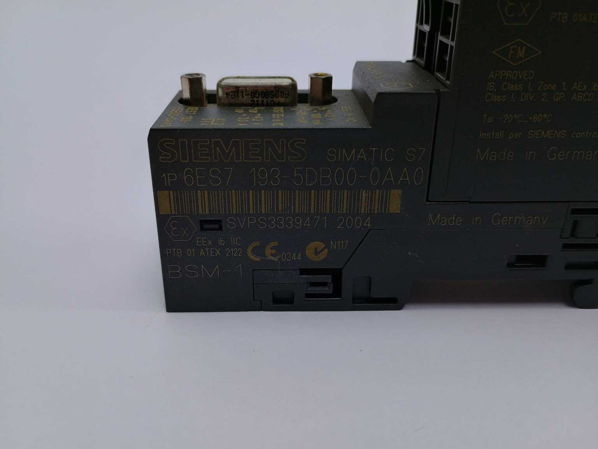 Siemens 6ES7151-2AA00-0AB0 Interface module & 6ES7193-5BD00-0AA0