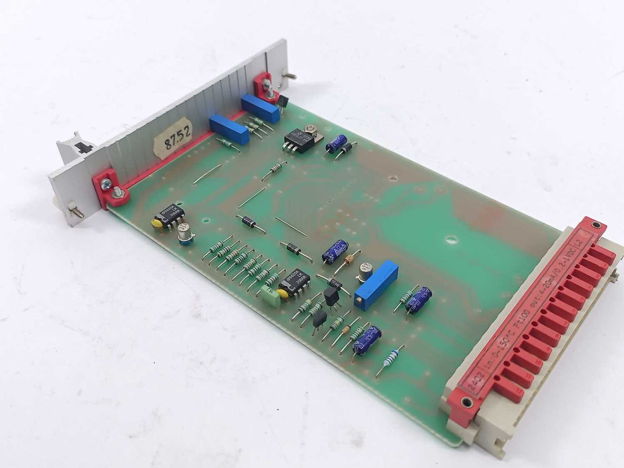 PR Electronics 2402-L2 R/I Transmitter. Input: 0-150°C, Out: 4-20mA/0,2-1V