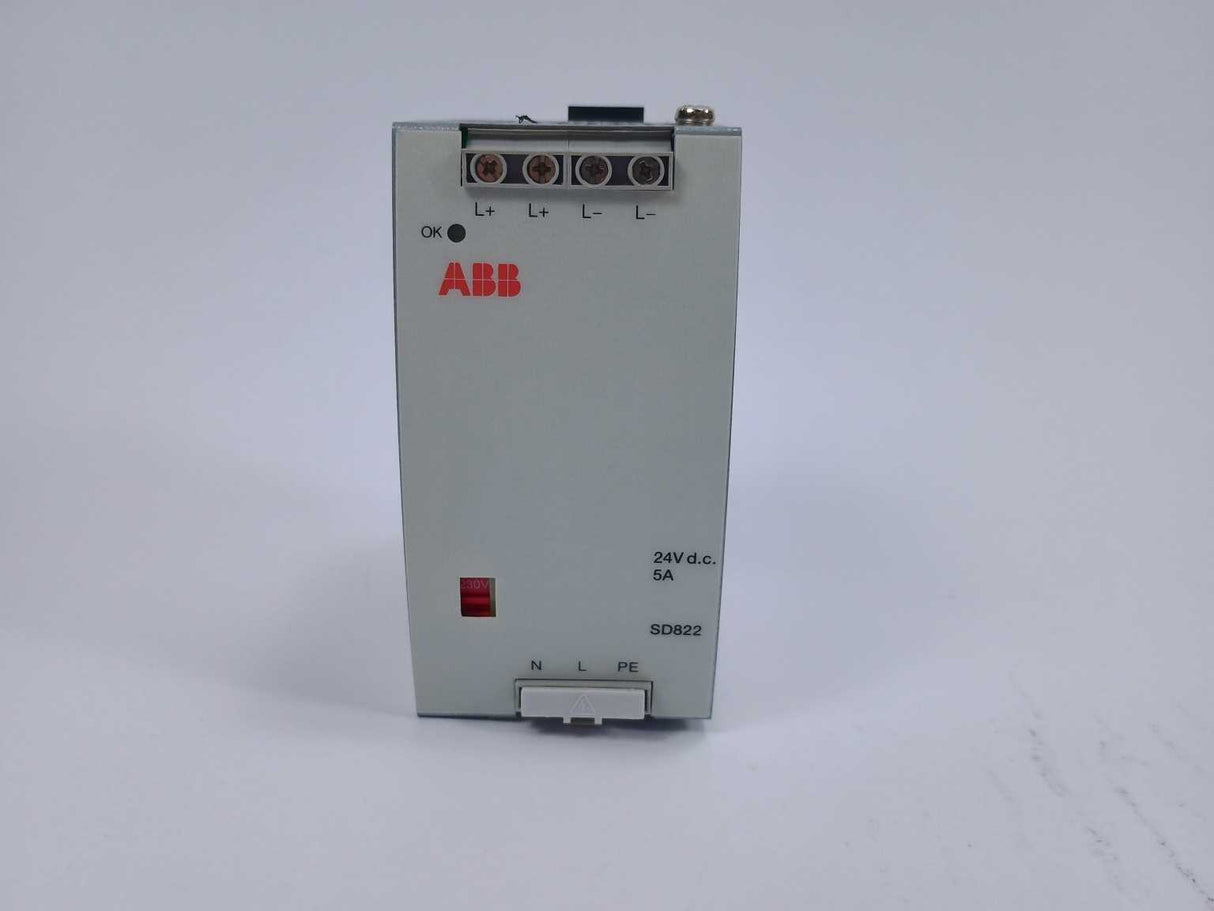 ABB 3BSC610038R1 SD822 Power Supply 24V 5 A