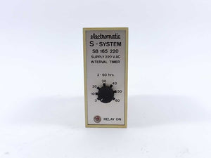 Electromatic SB 165 220 Interval Timer. 3-60 hrs.