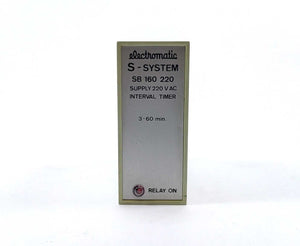 Electromatic SB160220 INTERVAL TIMER S-SYSTEM SUPPLY 220 V AC 3-60 sec.