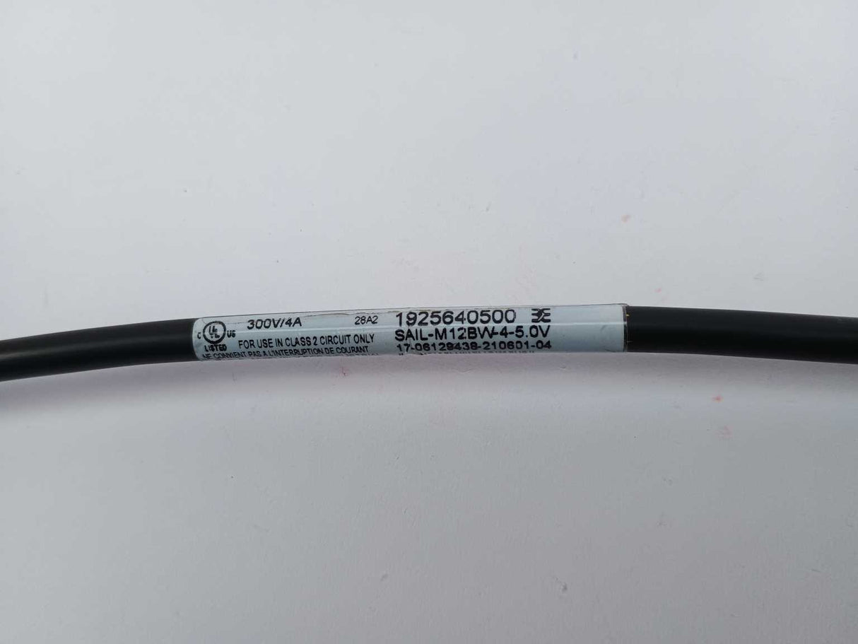 Weidmüller 1925640500 SAIL-M12BW-4-5.0V Sensor Cable PVC M12 female