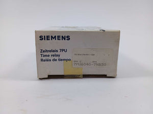 Siemens 7PU6040-7NB30 TIME RELAY