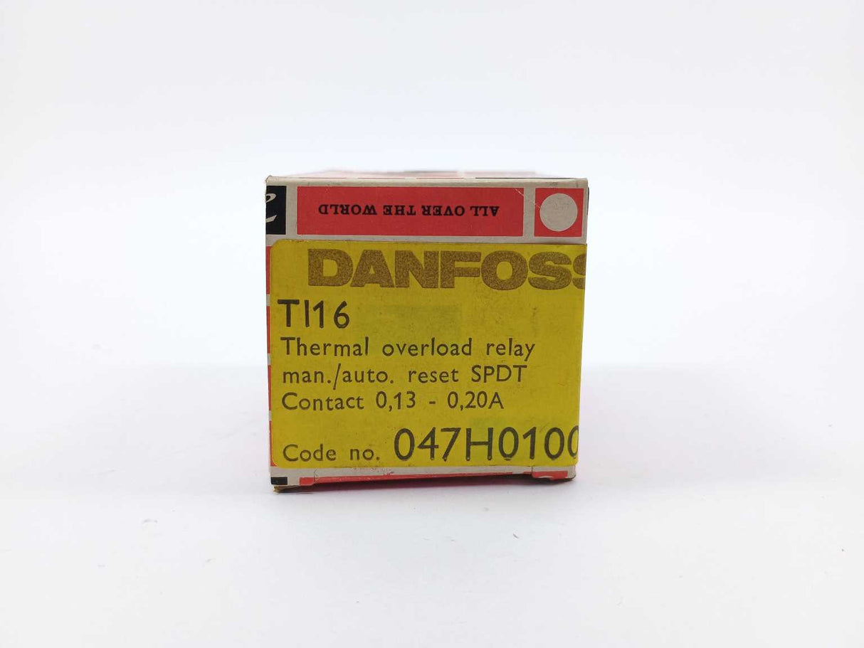 Danfoss 047H0100 TI 16 THERMAL OVERLOAD RELAY CONTACT 0,13-0,20A