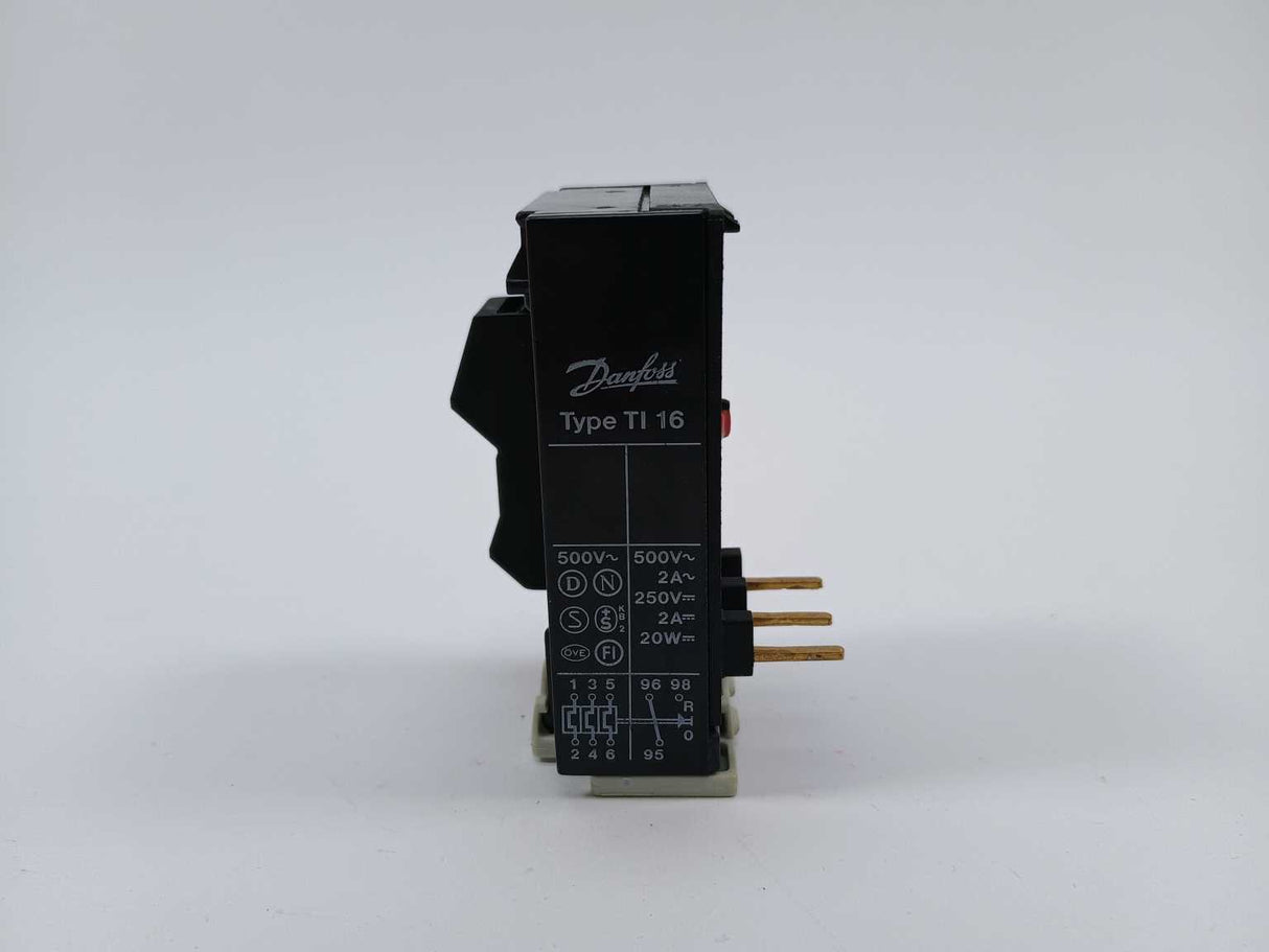 Danfoss 047H0111 OVERLOAD RELAY TI 16 DOL 8.0-12 A Y/D 13-20.8 A