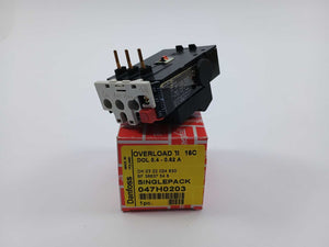 Danfoss 047H0203 OVERLOAD RELAY TI 16 C DOL 0.4-0.62 A