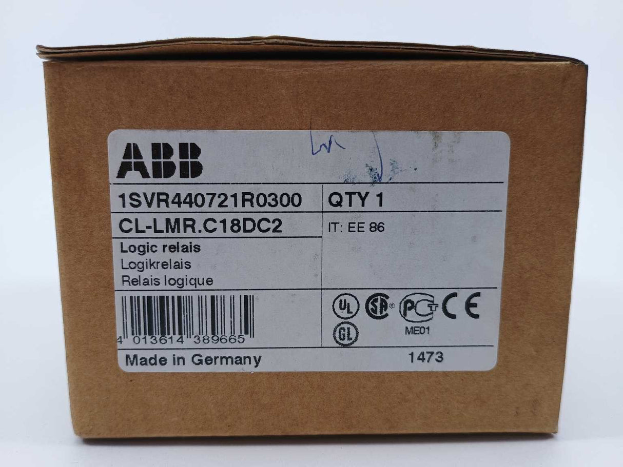 ABB 1SVR440721R0300 CL-LMR.C18DC2 LOGIC RELAY