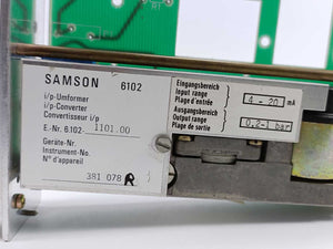 Samson 6102-1101.00 i/p Converter