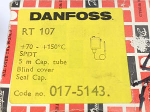 Danfoss 017-5143 RT107 Thermostat +70 - +150C°