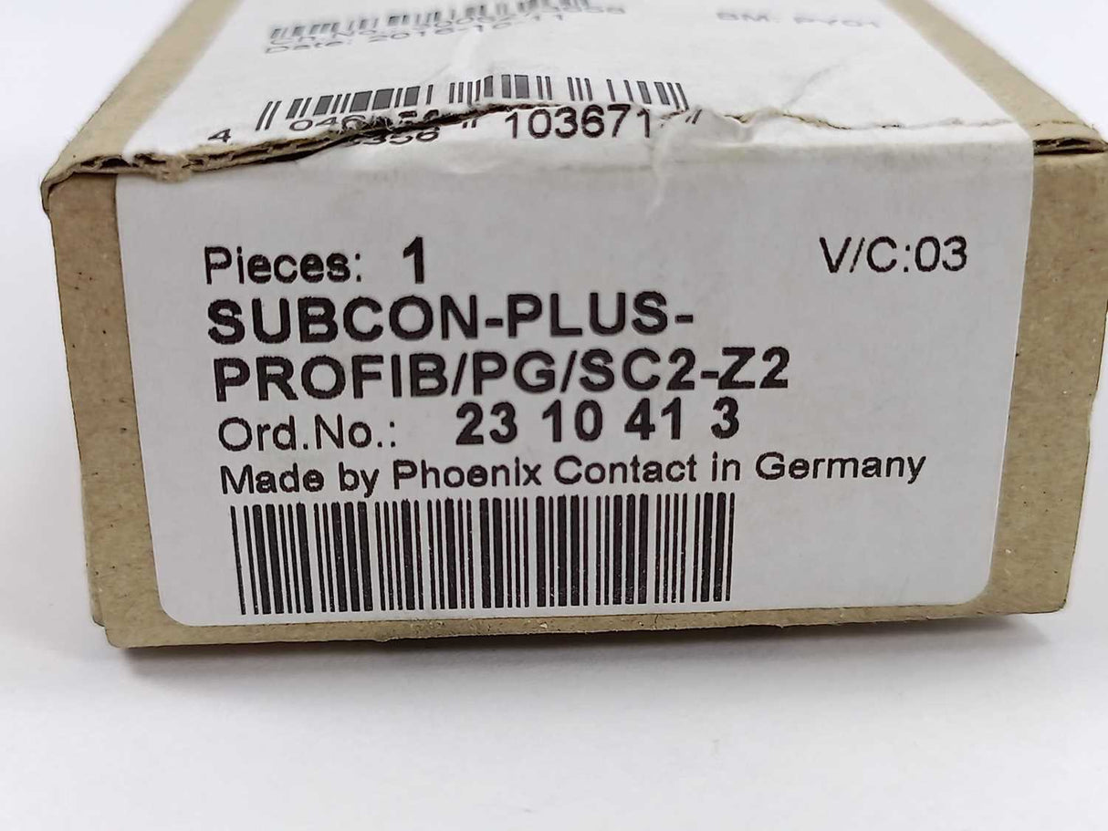 Phoenix Contact 2310413 SUBCON-PLUS-PROFIB/PG/SC2-Z2