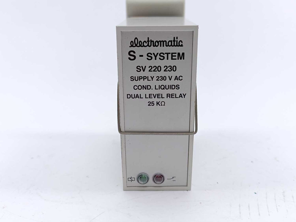 Electromatic SV 220 230 COND. LIQUIDS DUAL LEVEL RELAY