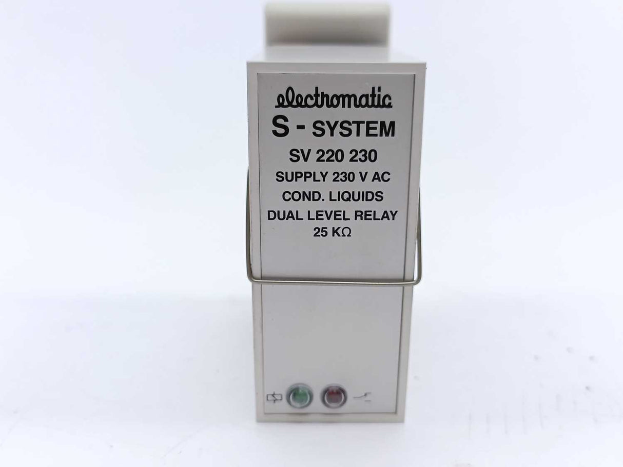 Electromatic SV 220 230 COND. LIQUIDS DUAL LEVEL RELAY