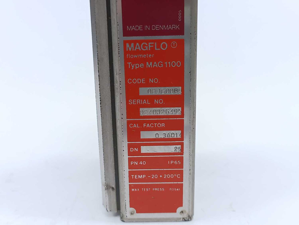 Danfoss 083G0009 MAG1100 Flowmeter