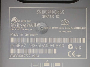 Siemens 6ES7193-5DA00-0AA0 ET200iSP SIMATIC DP, terminal module TM-IM/EM60S