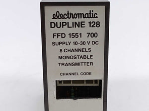 Electromatic FFD 1551 700 SUPPLY 10-30 V DC, 8 CHANNELS, MONOSTABLE TRANSMITTER