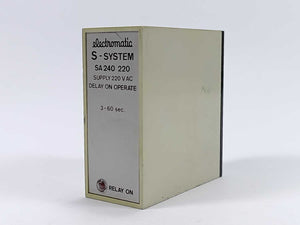 Electromatic SA 240 220 S-System Delay On Operate Timer 3 - 60 sec.