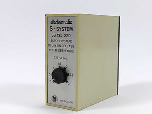 Electromatic SB 135 220 S-System Supply 220 V AC Delay on release 0,15-3 sec.