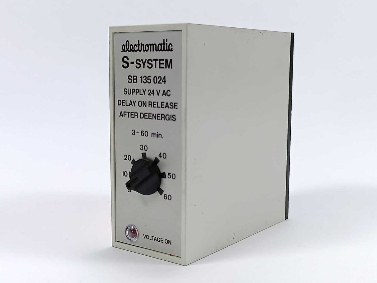 Electromatic SB 135 024 Supply 24 V AC Delay 3-60 min.