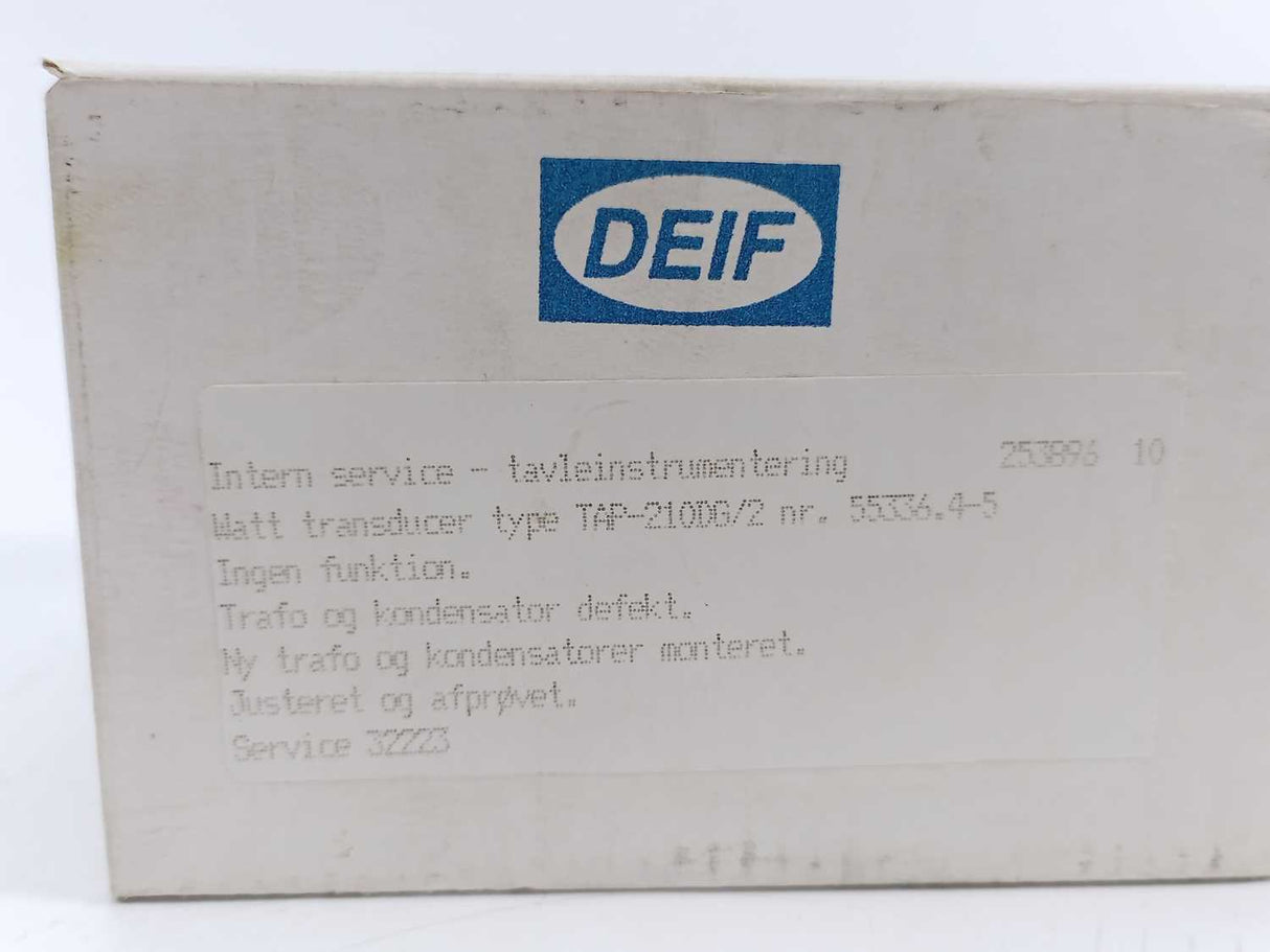 Deif TAP-210DG/2 Transducer