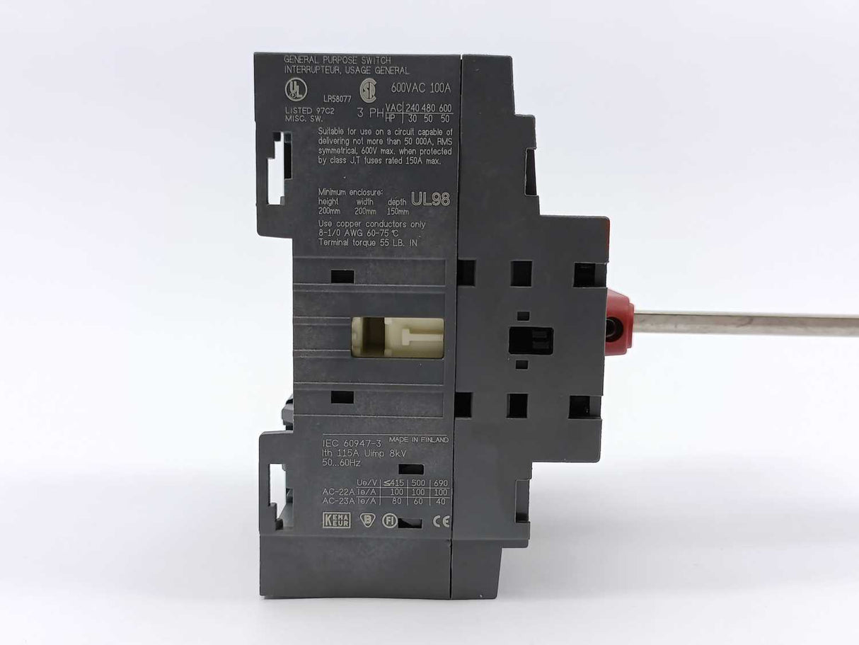 ABB OT100E3 Load switch 3-pole