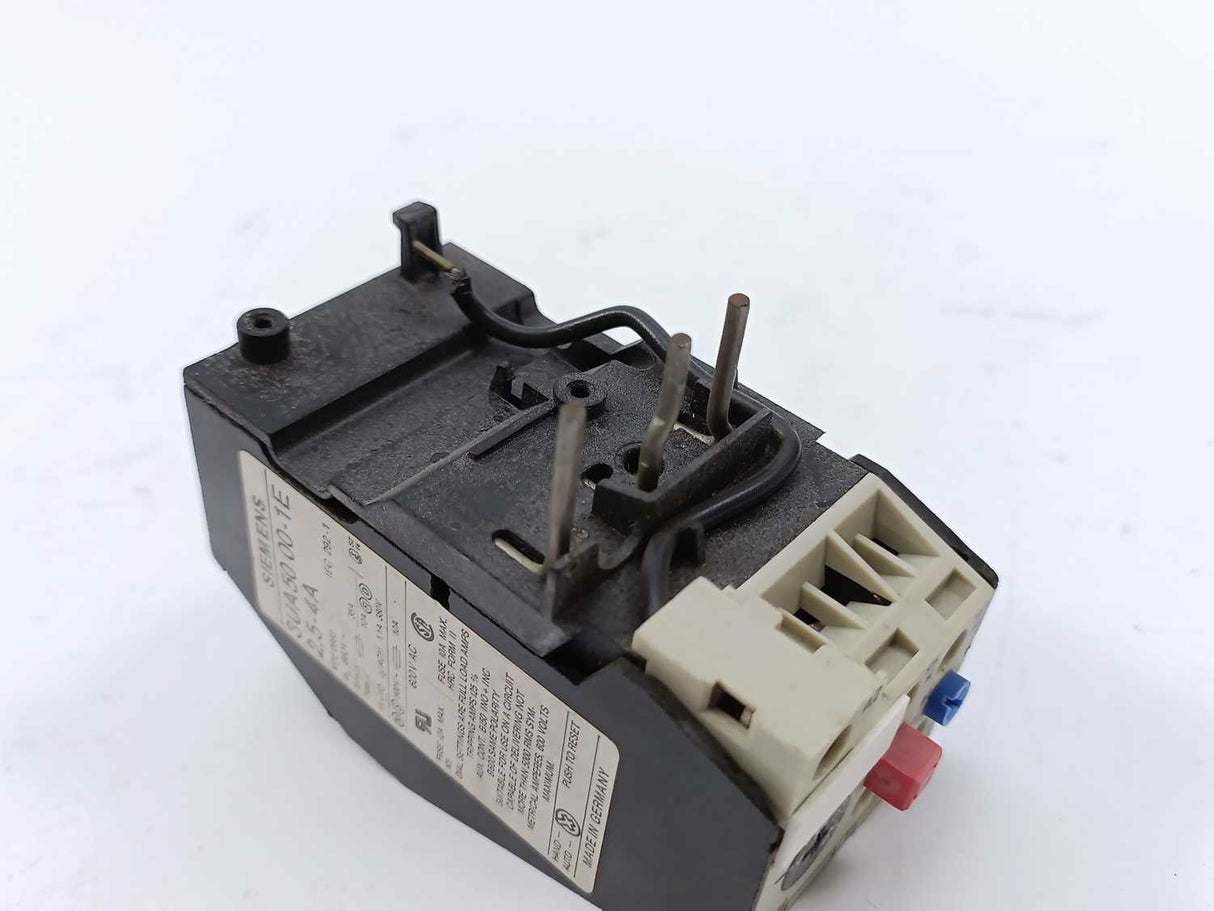 Siemens 3UA5000-1E Overload Relay 2.5-4A