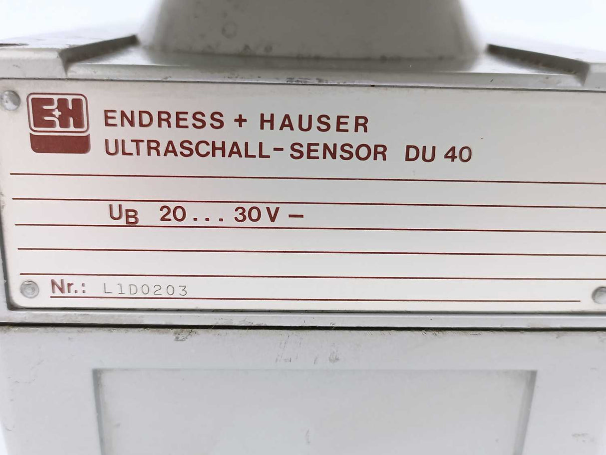 Endress+Hauser L1D0203 ULTRASCHALL-SENSOR DU 40