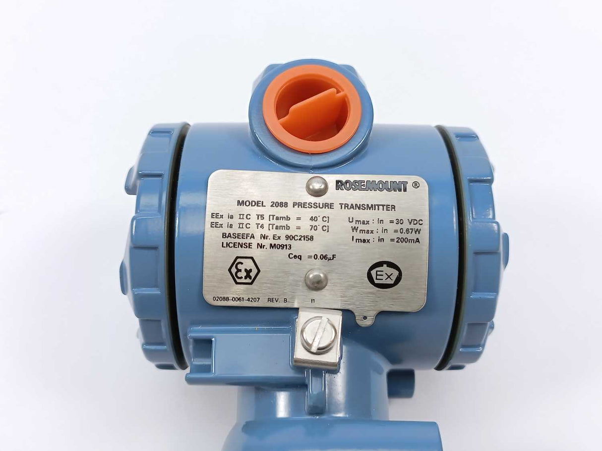 Rosemount 2088G1A22A1B4I1 PRESSURE TRANSMITTER 9704033/001.01