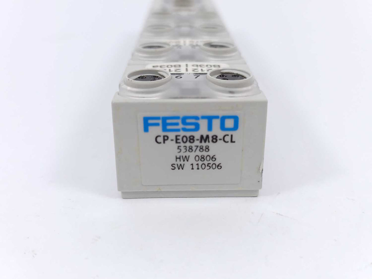 Festo 538788 CP-E08-M8-CL Input/output module