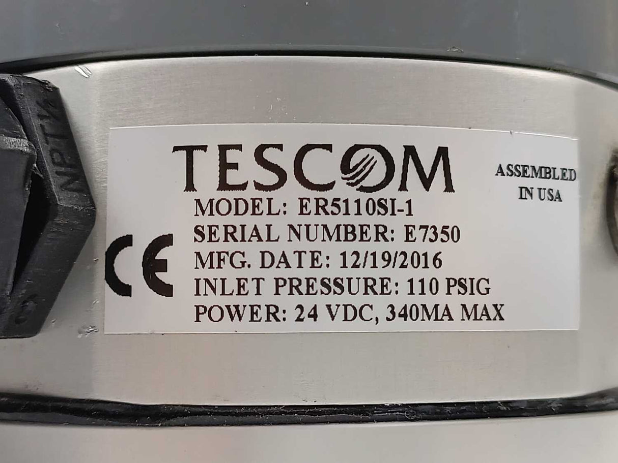 Tescom ER5110SI-1 ER5000 Series Electropneumatic Actuator