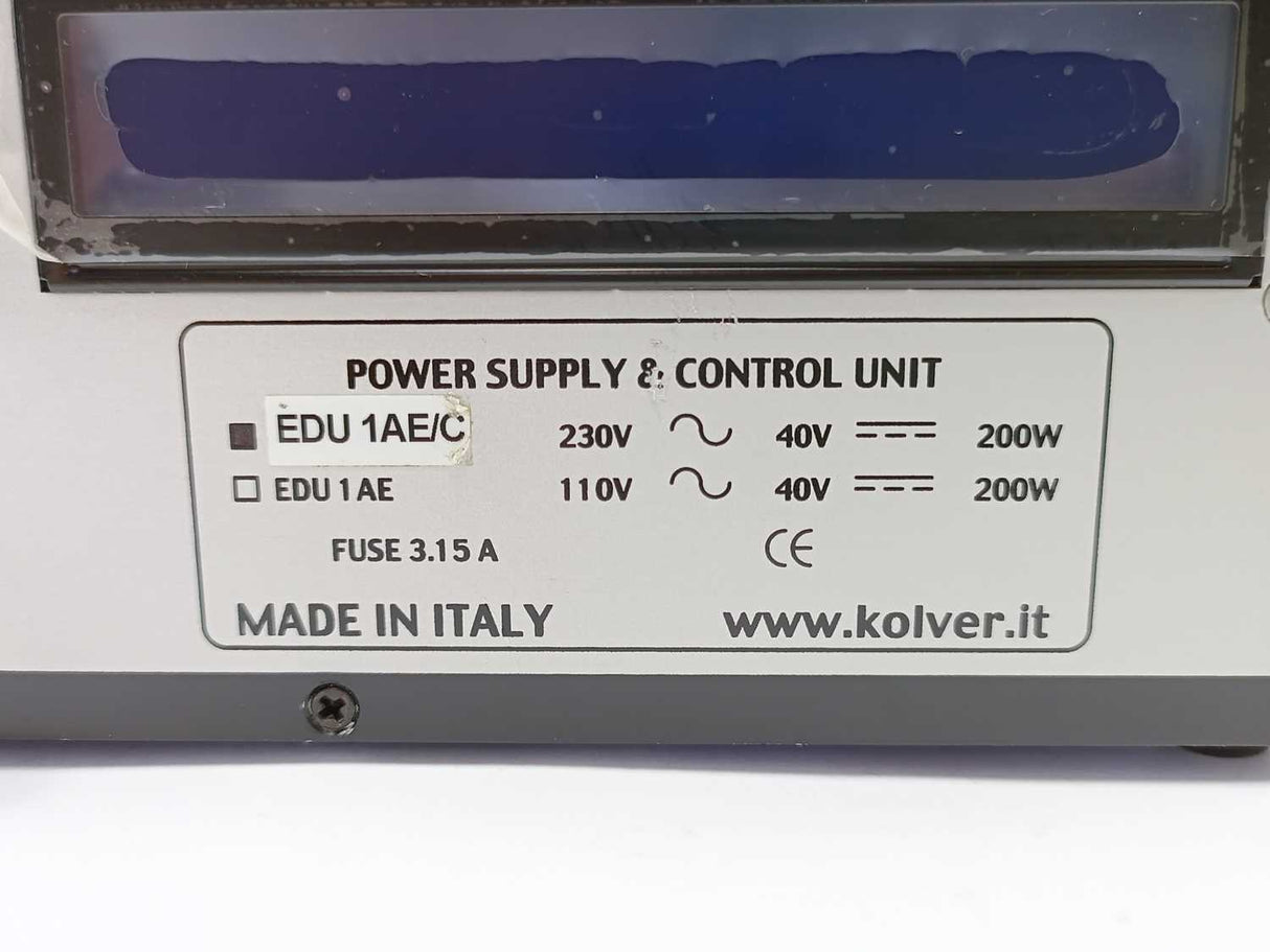 KOLVER 030000/C EDU 1AE/C Power Supply & Control Unit