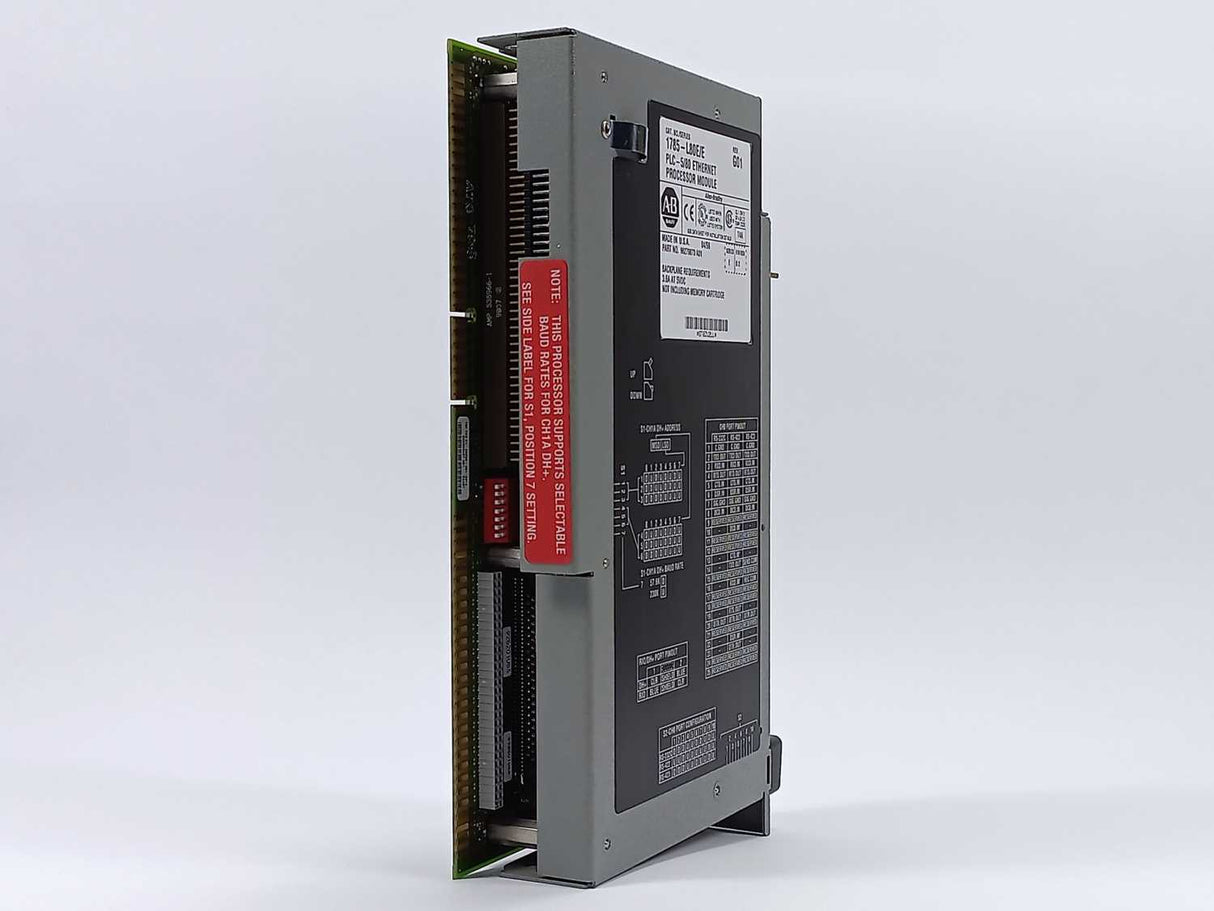 AB 1785-L80E/E Ser: E, F/W Rev: B.2, PLC-5/80 ETHERNET PROCESSOR MODULE