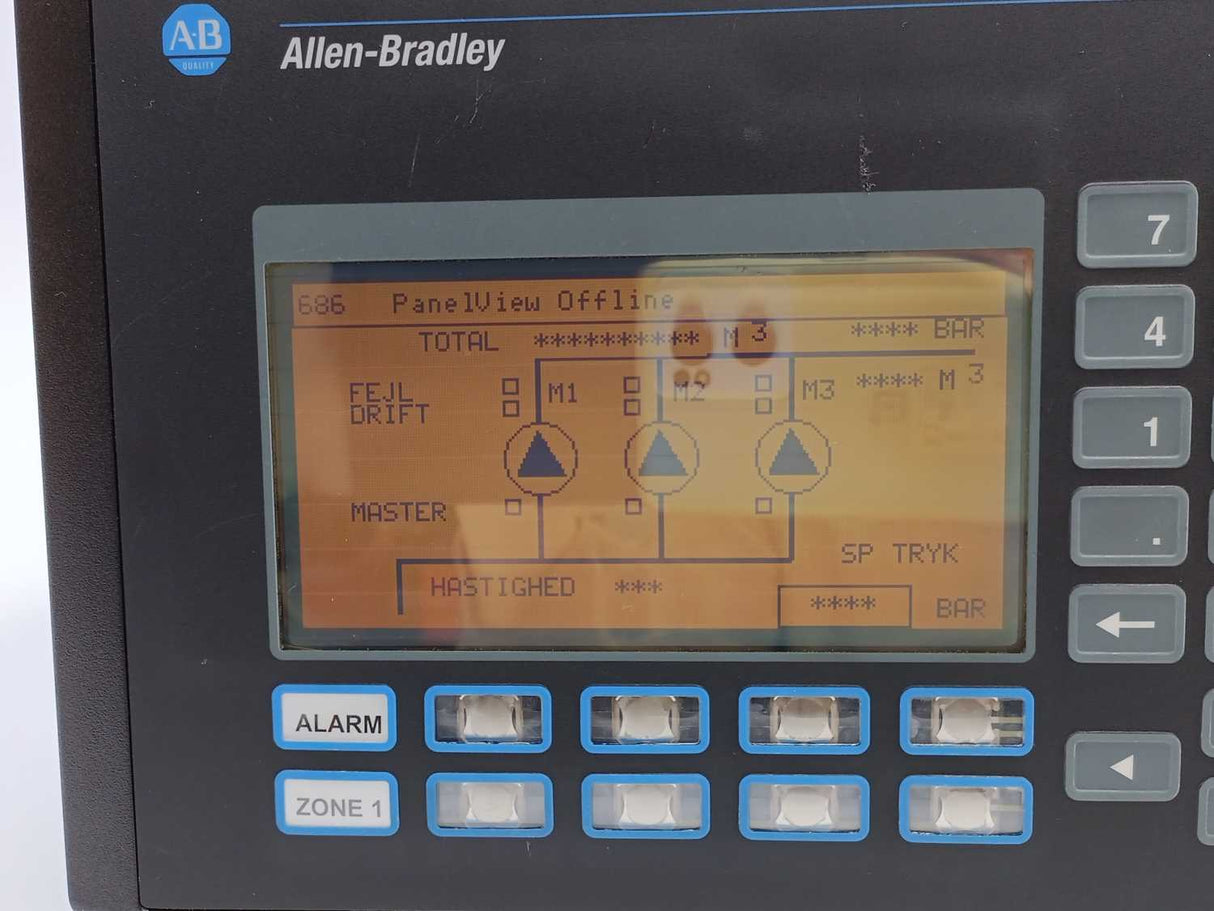 AB 2711-B5A16 PanelView 550 Standard Terminal SER. F REV. K FRN. 4,10