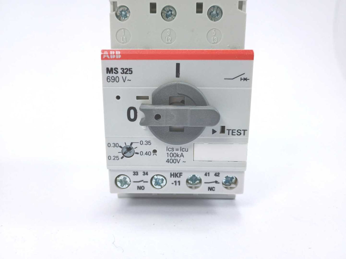 ABB 1SAM150005R0003 MS325-0.4-HKF11 690V Motor Starter 0,25-0,4A