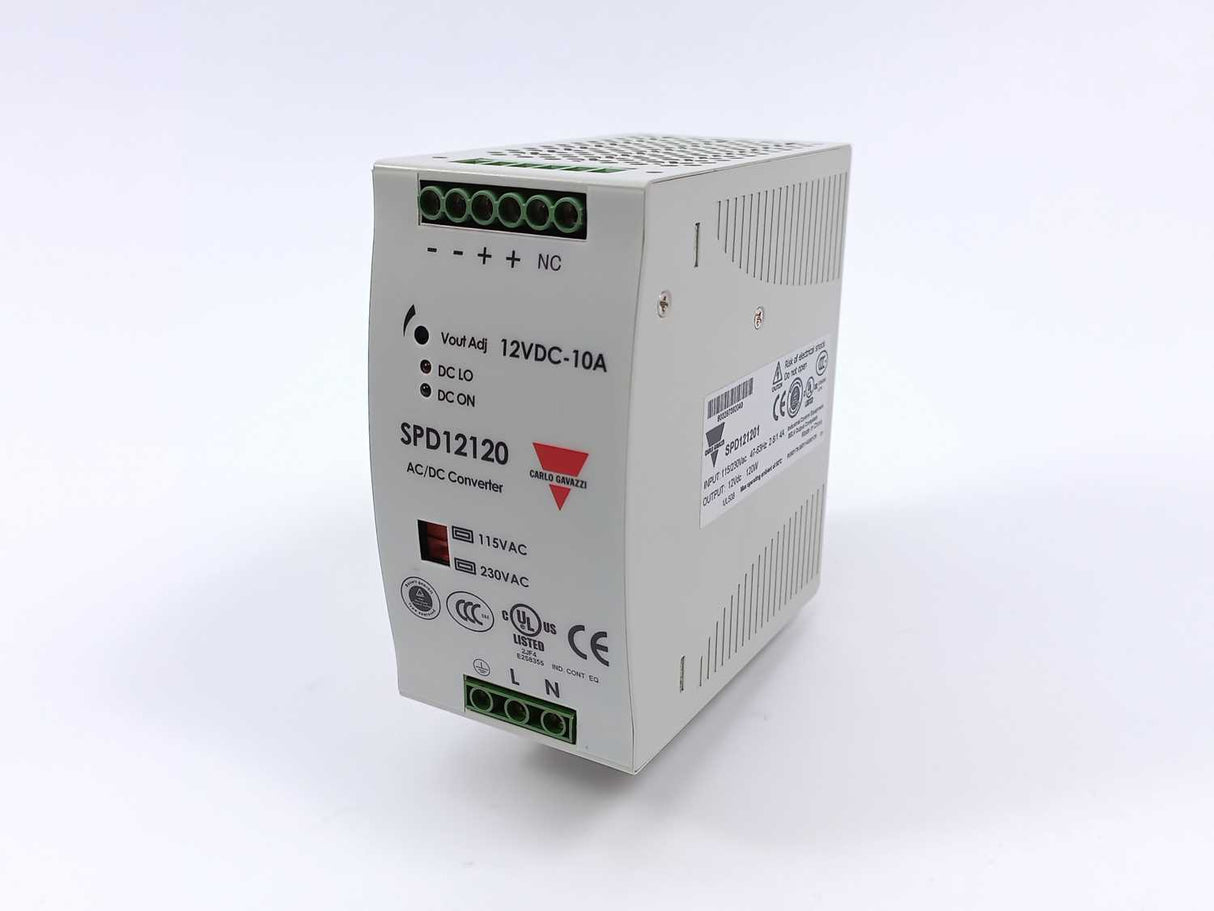 Carlo Gavazzi SPD121201 AC/DC Converter 12V 10A