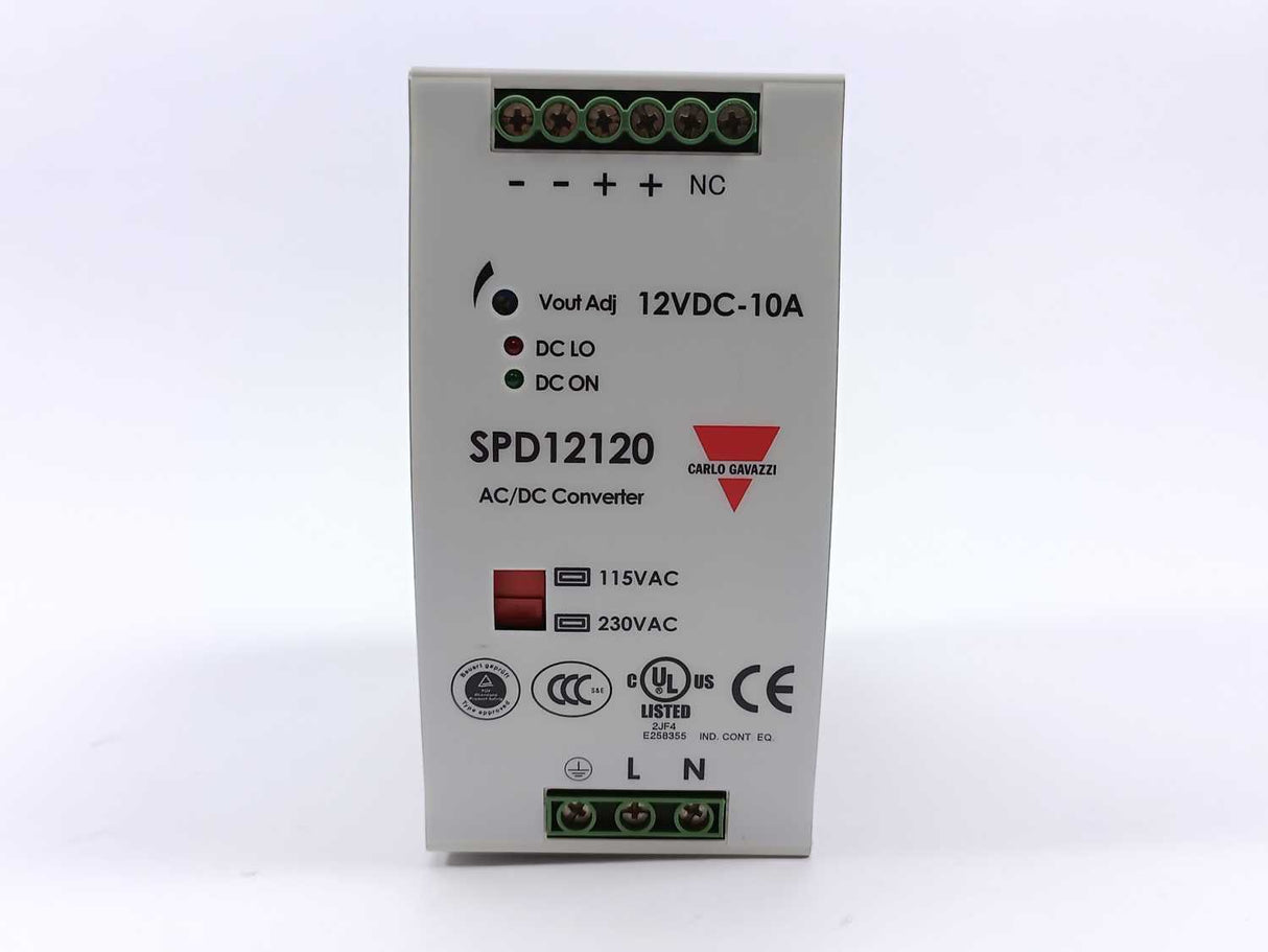 Carlo Gavazzi SPD121201 AC/DC Converter 12V 10A