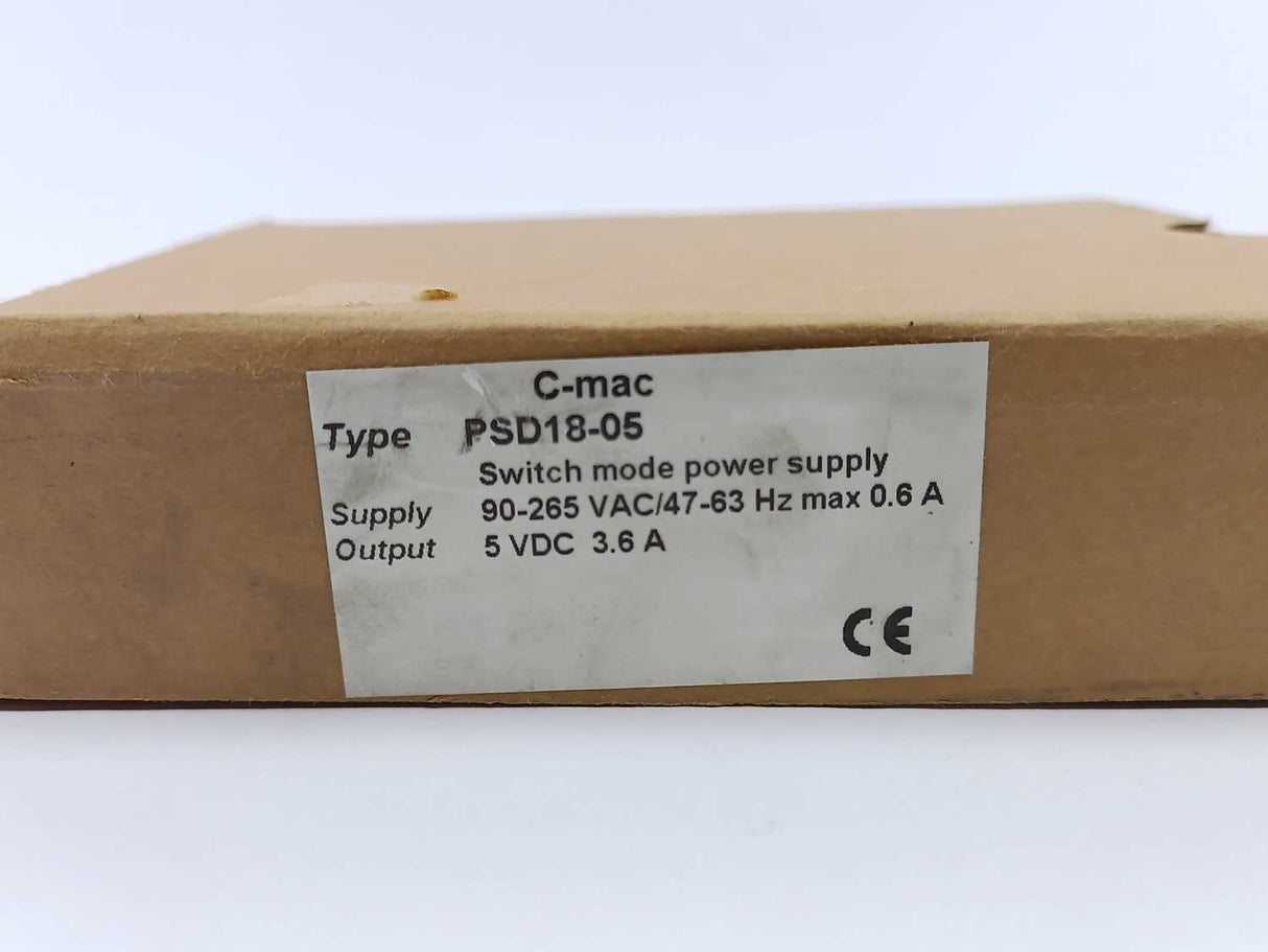 C-mac PSD18-05 Switch Mode Power Supply 5V 3.6A 336x0276