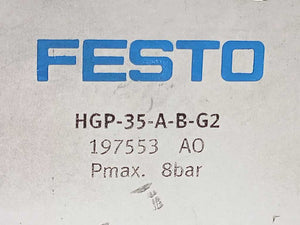 Festo 197553 HGP-35-A-B-G2 Pmax. 8bar