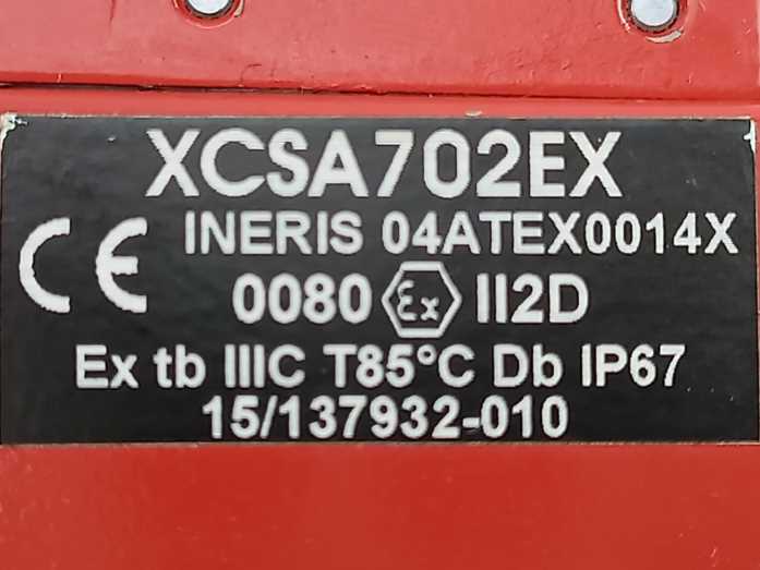 TELEMECANIQUE XCSA702EX Safety switch W. XCS-Z03