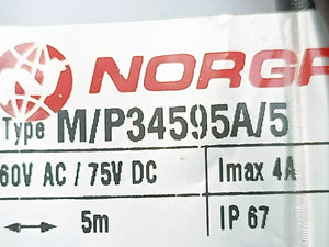 NORGREN M/P34595A/5 Plug with cable - M12 x 1