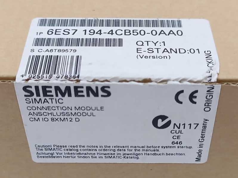 Siemens 6ES7194-4CB50-0AA0 SIMATIC DP, Connection module