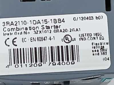 Siemens 3RA2110-1DA15-1BB4 3RT2916-1LM00