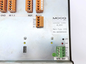 Moog 28IO2M0301 +24VDC 0,25A Main Fuse 16AS