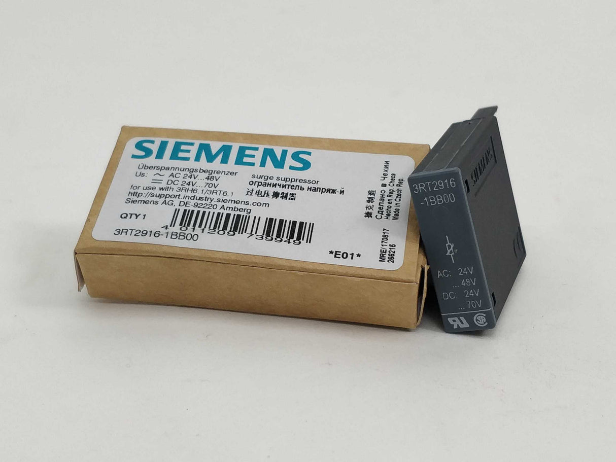 Siemens 3RT2916-1BB00 Surge Suppressor 10 Pcs.